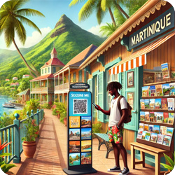 Communication touristique en Martinique, activités et supports papier et numériques