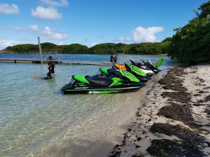 Randonnée Jet A Lo en jet ski à travers les mangroves de Martinique
