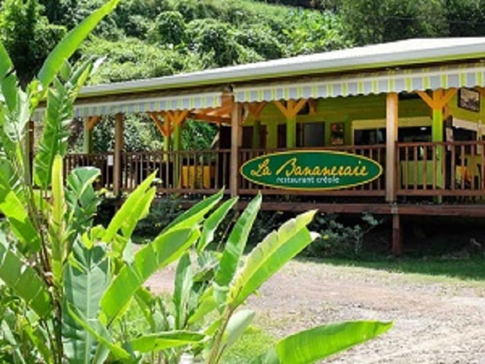 Restaurant La Bananeraie au coeur de la plantation du Musee de la Banane en Martinique